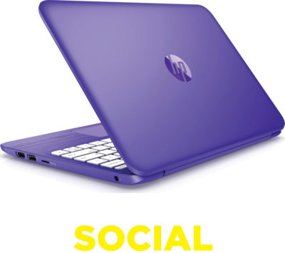 HP Stream 11-r051na 11.6  Laptop - Purple